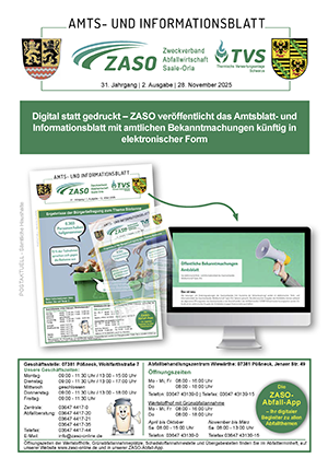 ZASO-Amtsblatt Nr. 1 2024